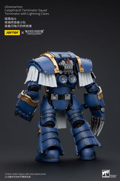 Warhammer The Horus Heresy Action Figure 1/18 Ultramarines Cataphractii Terminator Squad Terminator with Lightning Claws 14 cm