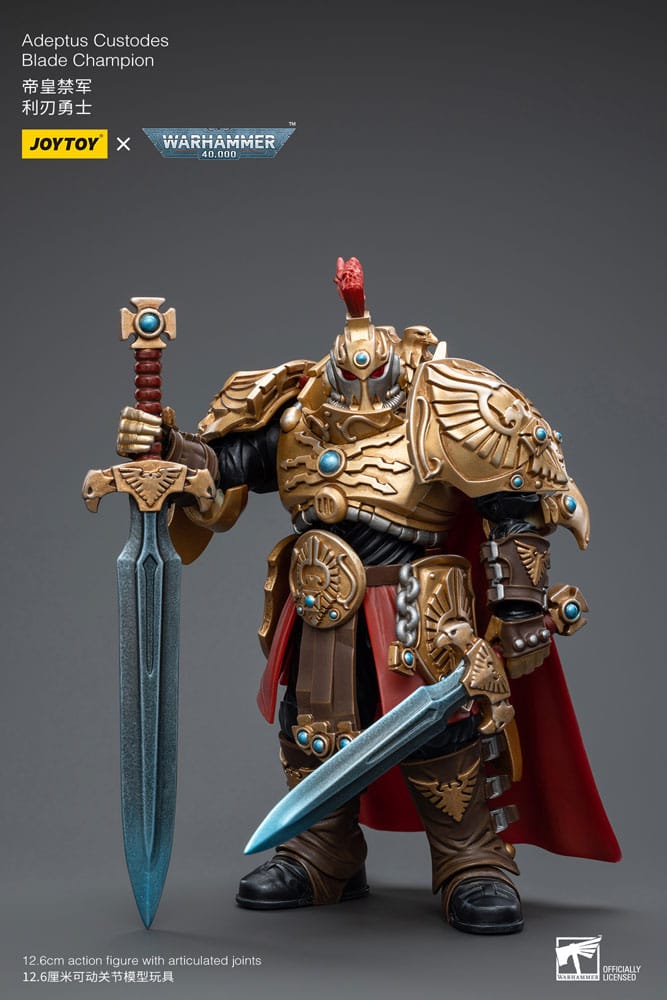 Warhammer 40k Action Figure 1/18 Adeptus Custodes Blade Champion 12 cm Action figures