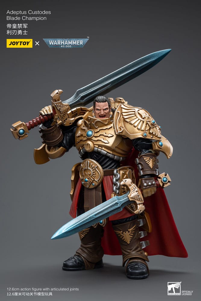 Warhammer 40k Action Figure 1/18 Adeptus Custodes Blade Champion 12 cm Action figures