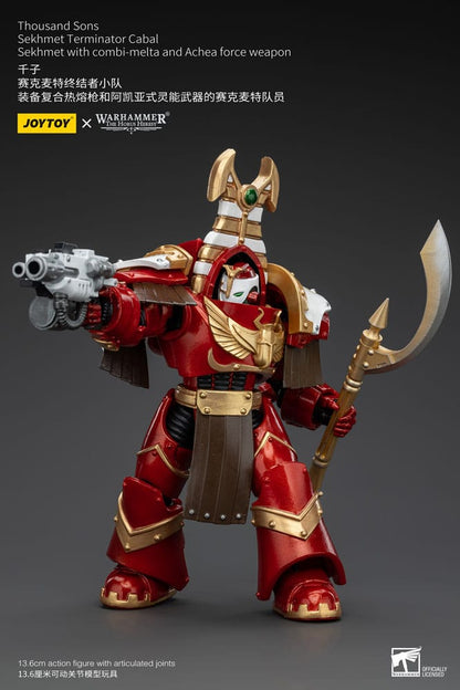 Warhammer The Horus Heresy Action Figure 1/18 Thousand Sons Sekhmet Terminator Cabal Sekhmet with Combi-Melta and Achea