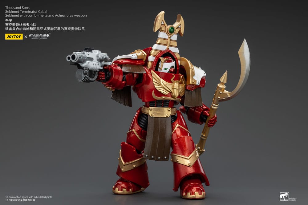 Warhammer The Horus Heresy Action Figure 1/18 Thousand Sons Sekhmet Terminator Cabal Sekhmet with Combi-Melta and Achea
