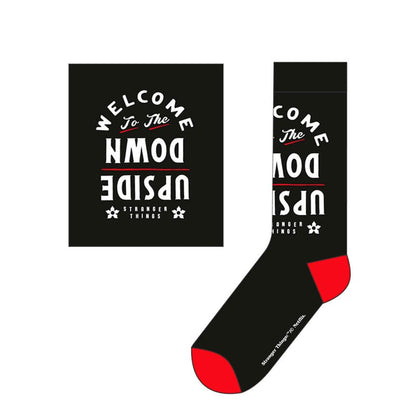 Stranger Things Socks Upside Down Small Footwear