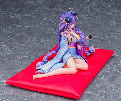 Neptunia x Senran Kagura Statue 1/7 Purple Heart Kimono Ver. 13 cm