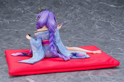 Neptunia x Senran Kagura Statue 1/7 Purple Heart Kimono Ver. 13 cm Statues