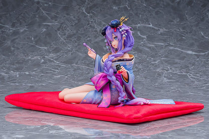 Neptunia x Senran Kagura Statue 1/7 Purple Heart Kimono Ver. 13 cm Statues