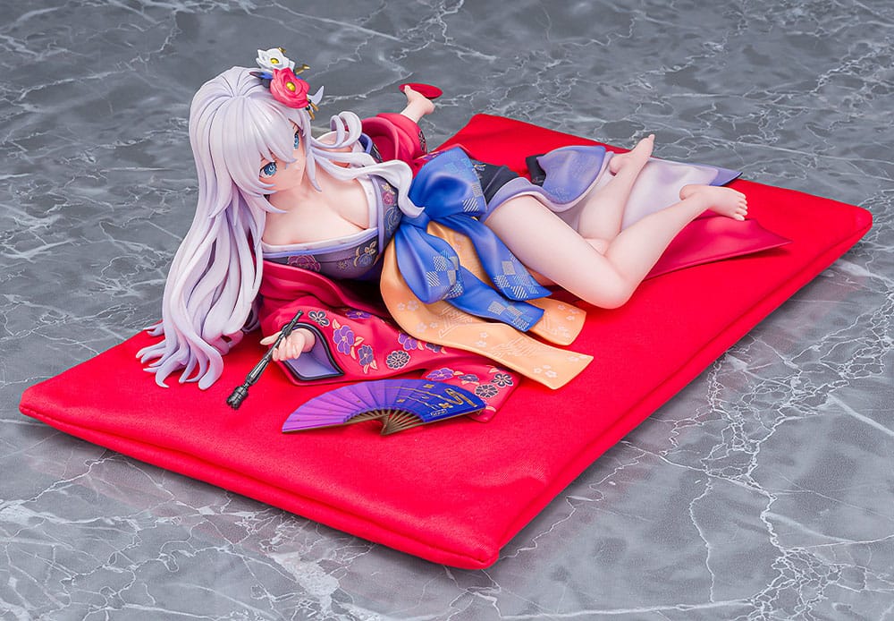 Neptunia x Senran Kagura Statue 1/7 Black Heart Kimono Ver. 10 cm