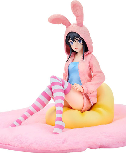 Rascal Does Not Dream of a Knapsack Kid PVC Statue 1/7 Mai Sakurajima Hoodie Look Rabbit Ears Ver. 18 cm Statues