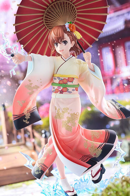 A Certain Scientific Railgun T Statue 1/7 Mikoto Misaka Furisode Kimono Ver. 28 cm
