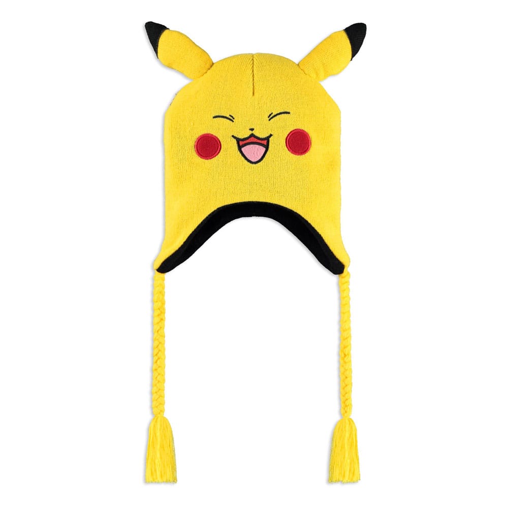 Pokemon Ski Beanie Pikachu Knitted Sherpa Beanies & Caps