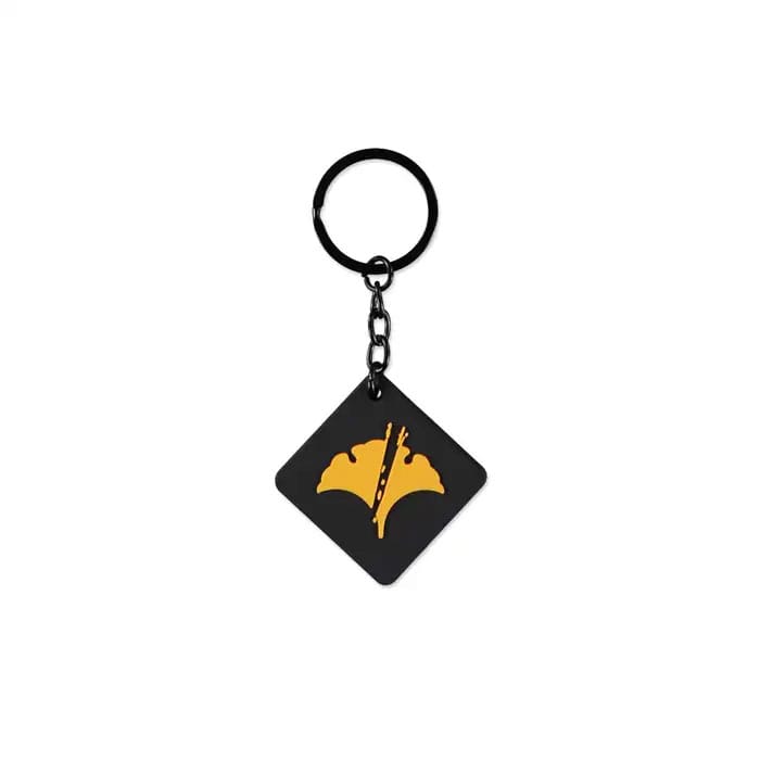 Ghost of Yotei Rubber Keychain Ginko Keyrings