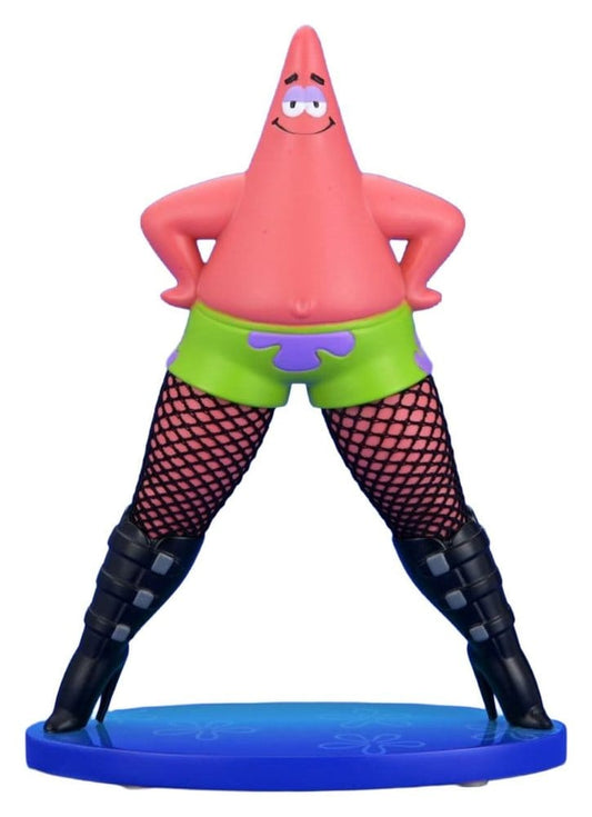 SpongeBob SquarePants Goofy Goober Rock Art Figure Patrick Star in Fishnets 15 cm