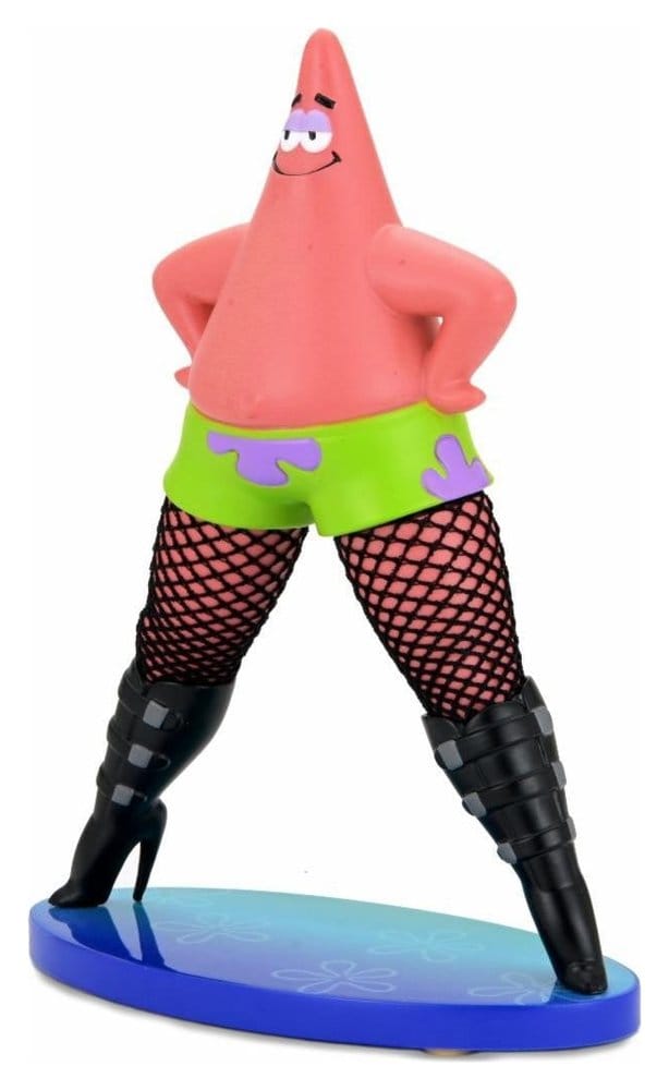 SpongeBob SquarePants Goofy Goober Rock Art Figure Patrick Star in Fishnets 15 cm