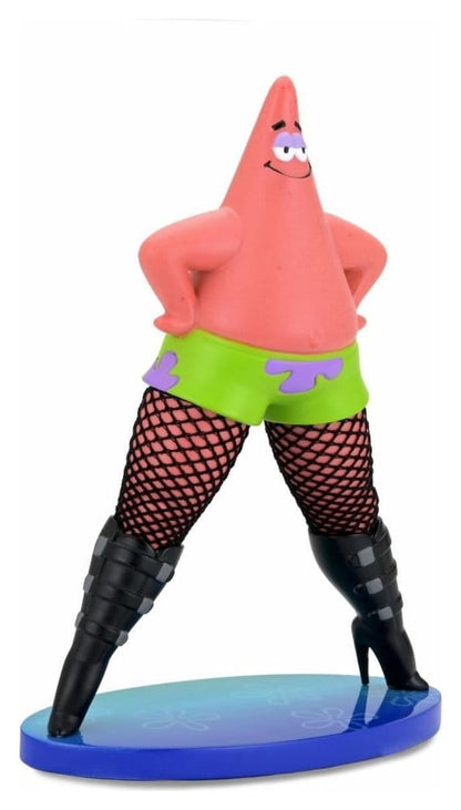 SpongeBob SquarePants Goofy Goober Rock Art Figure Patrick Star in Fishnets 15 cm