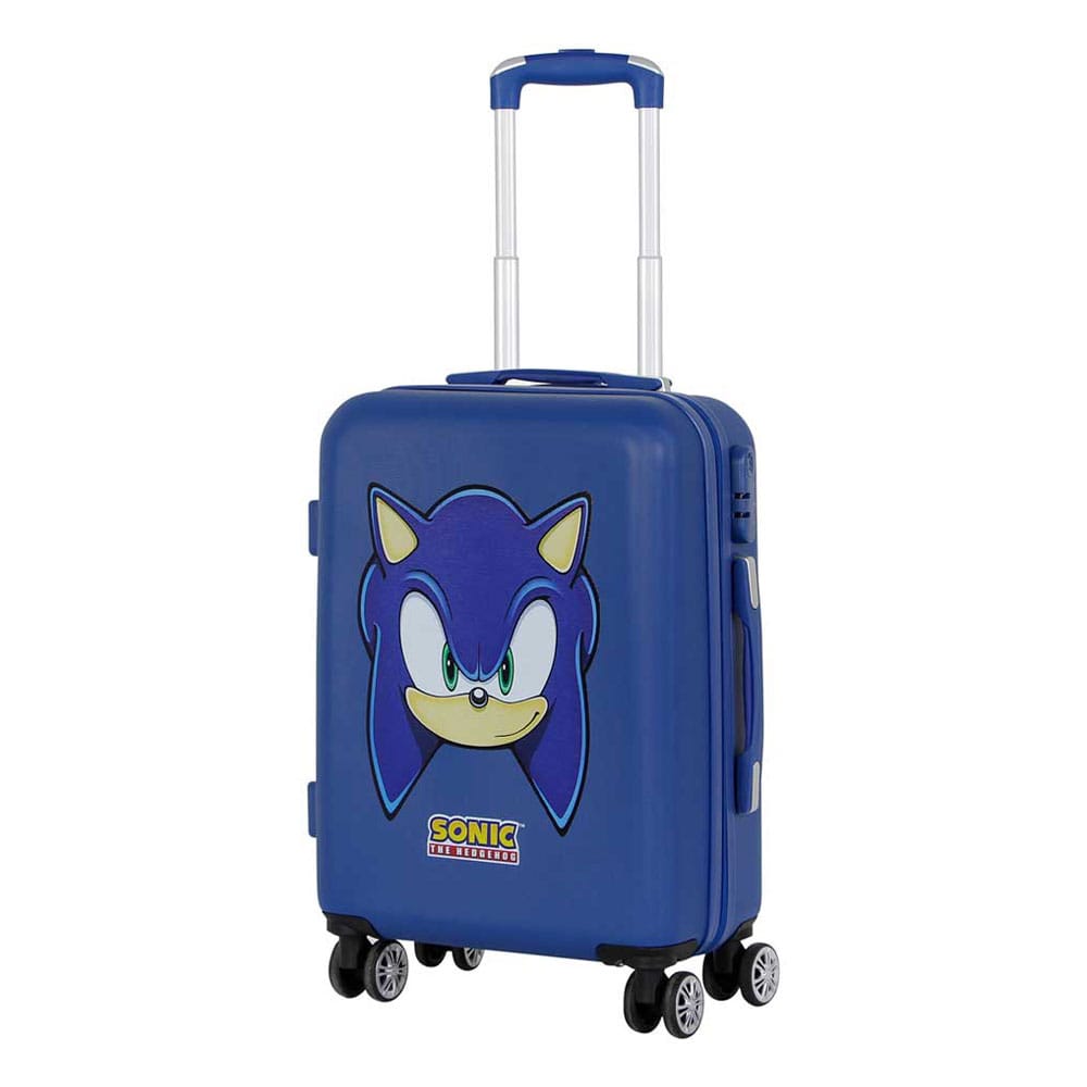 Sonic - The Hedgehog Sight-ABS 4-Wheel Cabin Suitcase Sonic´s Face 55 cm Bags