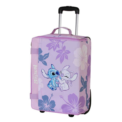 Lilo & Stitch Foldable Cabin Suitcase Stitch & Angel Pink 52 cm