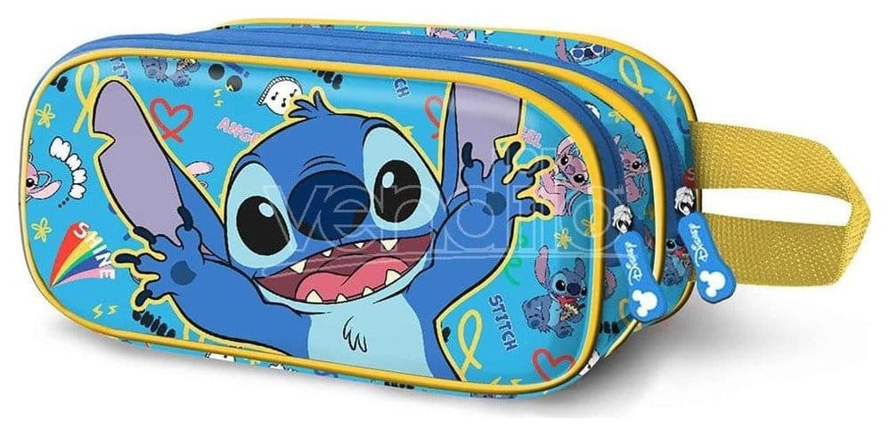 Lilo & Stitch 3D Double Pencil case Hello Blue