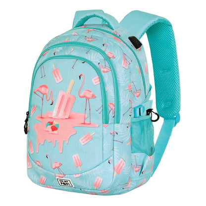 Oh My Pop! Plus Running Backpack Ice Flamingo