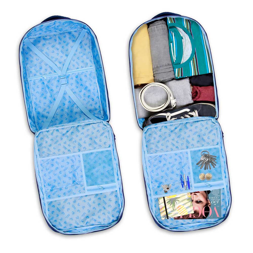 Sonic The Hedgehog Mercury Underseat Cabin Bag Backpack Sega Action Blue