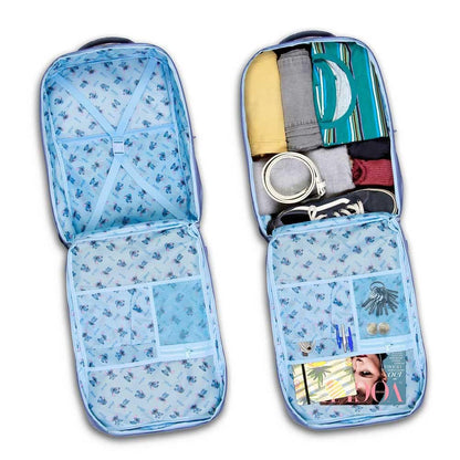 Lilo & Stitch Mercury Underseat Cabin Bag Backpack Face Blue