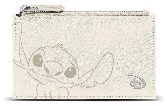 Lilo & Stitch Slim Card Holder / Mini Purse Cream Off-white