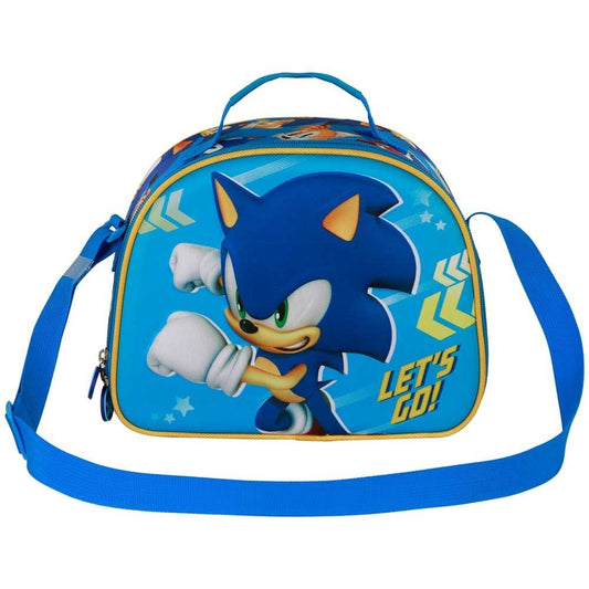Sonic - The Hedgehog 3D Lunch Bag SEGA Go Blue
