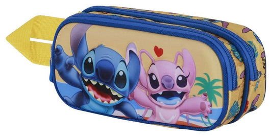 Lilo & Stitch 3D Double Pencil case Ocean Blue