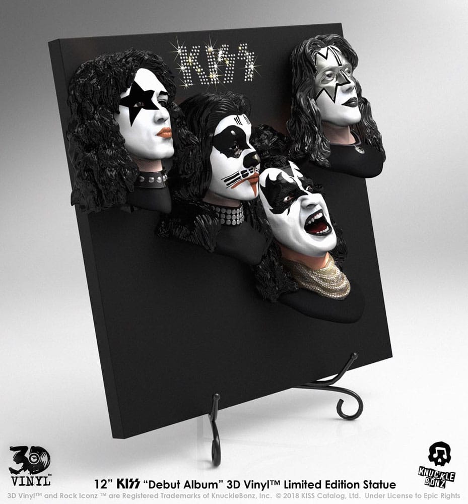 Kiss 3D Vinyl Statue Debut Album 30 cm
