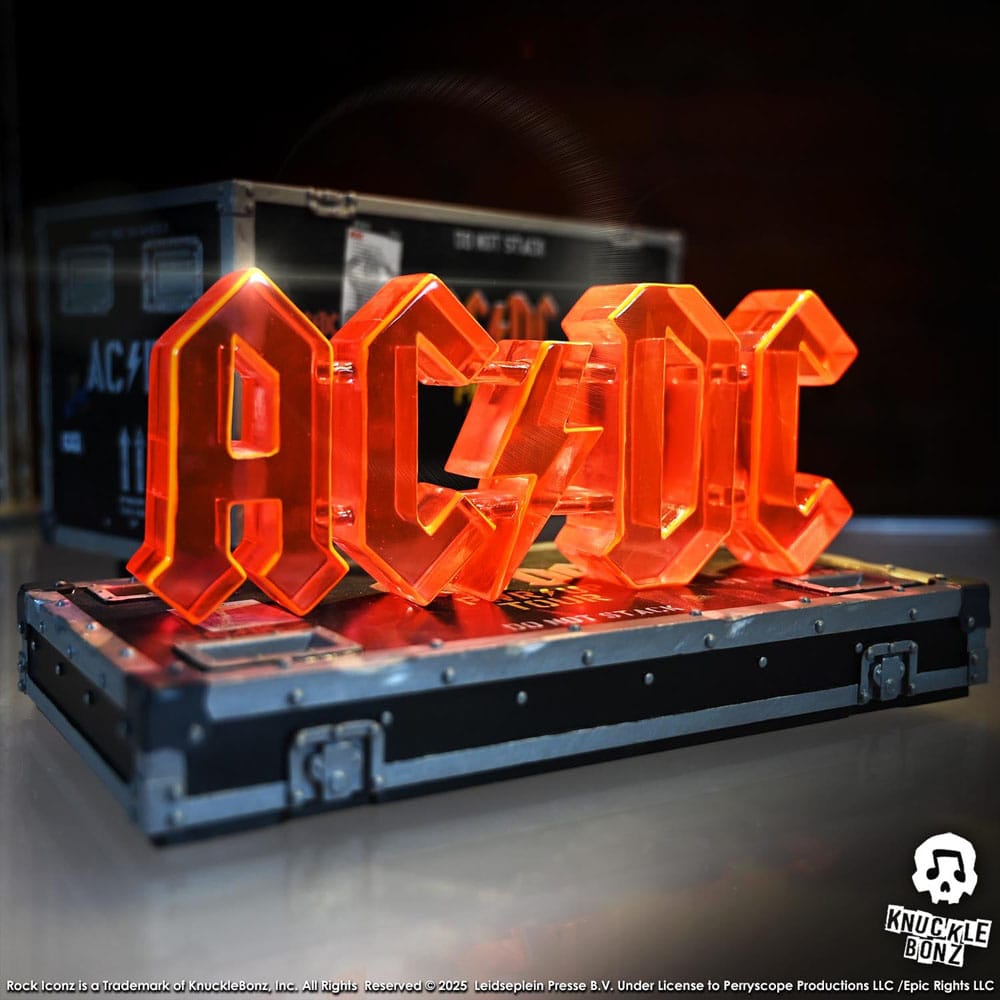 AC/DC Rock Ikonz On Tour Statue PWR UP Tour Road Case