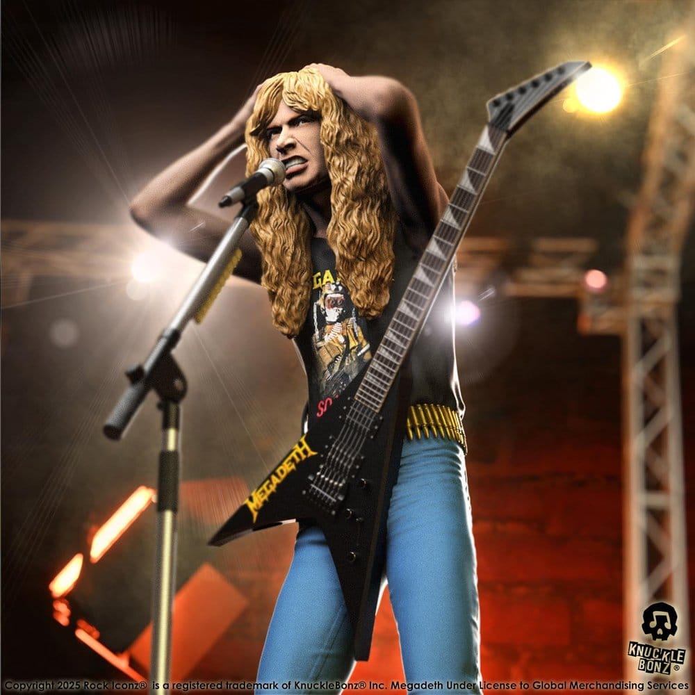 Megadeth Rock Iconz Statue Dave Mustaine II 22 cm