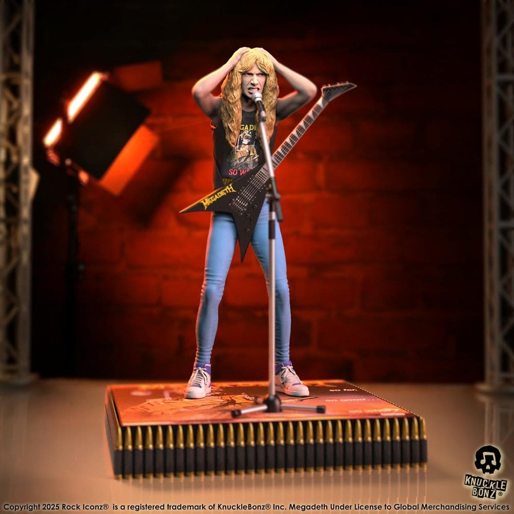Megadeth Rock Iconz Statue Dave Mustaine II 22 cm