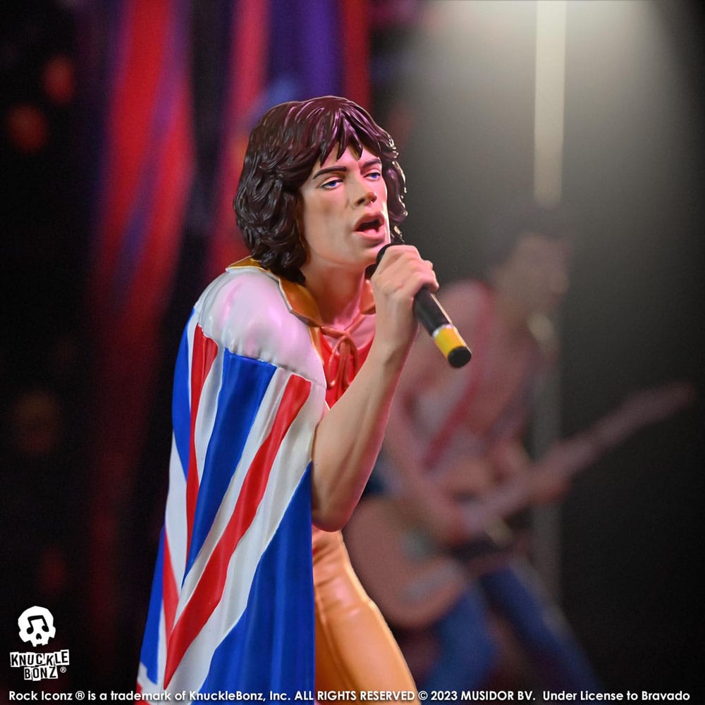 The Rolling Stones Rock Iconz Statue Mick Jagger (Tattoo You Tour 1981) 22 cm Statues