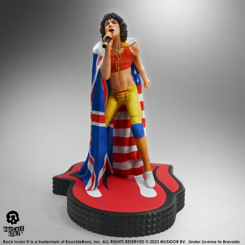 The Rolling Stones Rock Iconz Statue Mick Jagger (Tattoo You Tour 1981) 22 cm Statues