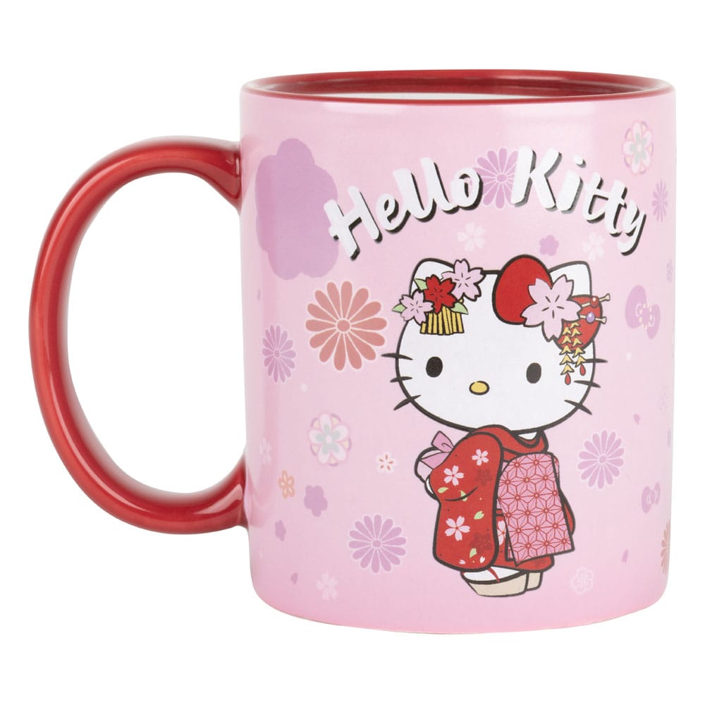 Sanrio Heat Change Mug Hello Kitty Kimono 320 ml Cups & Mugs