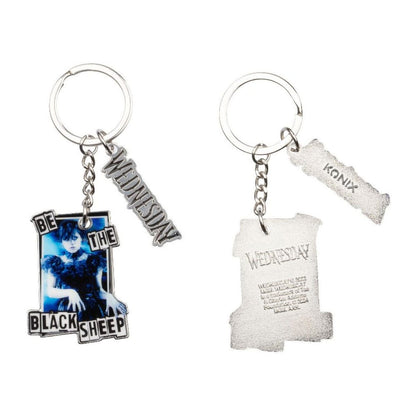 Wednesday Keychain Black Sheep Keyrings