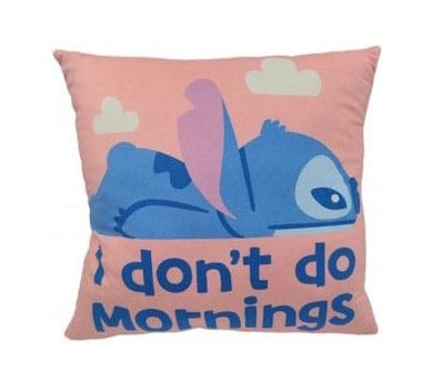 Lilo & Stitch Pillow Stitch I don’t do mornings 40 cm Cushions