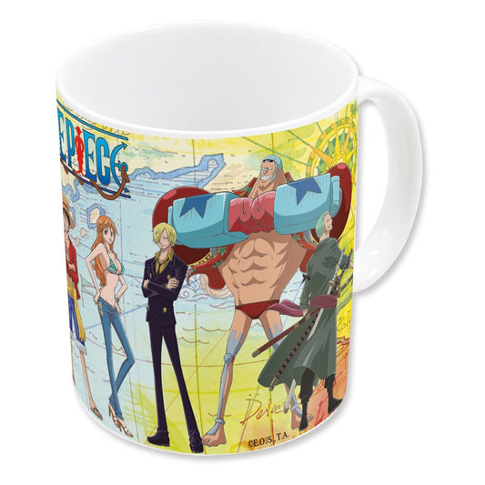 One Piece Mug Map 320 ml Cups & Mugs