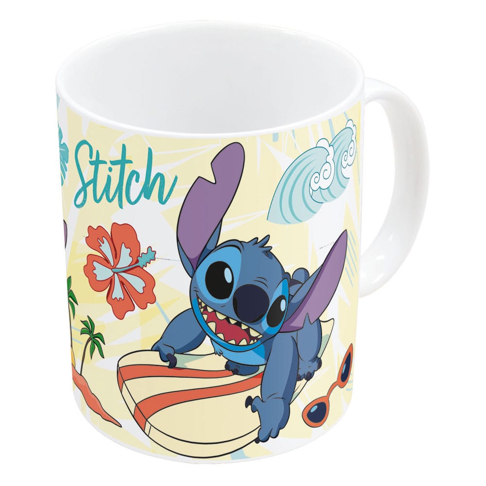 Lilo & Stitch Mug Stitch Surf 320 ml Cups & Mugs