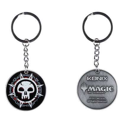 Magic the Gathering Keychain Black Mana Keyrings