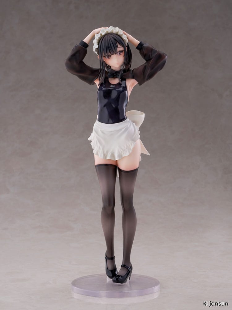 Original Character PVC Statue 1/6 Sakura Shiori Competition Swimsuit Maid 27 cm Statues