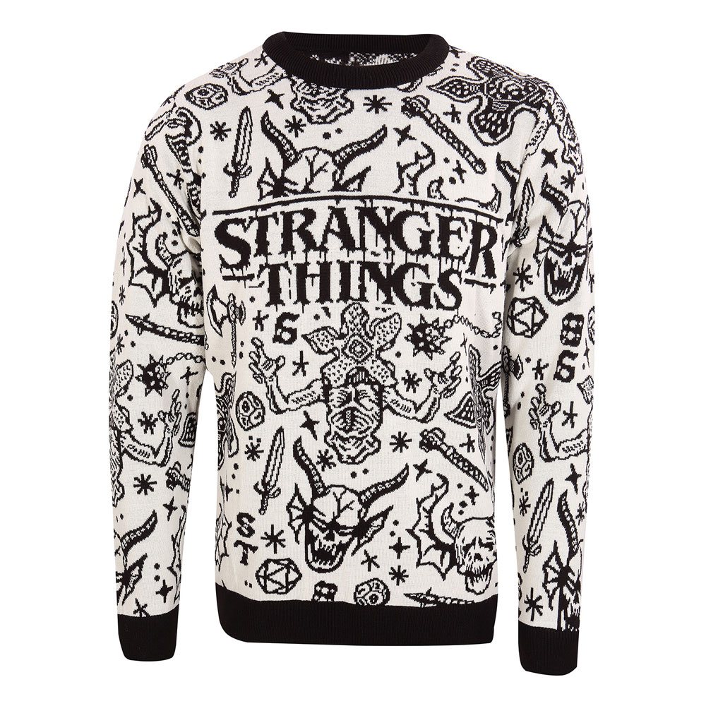Stranger Things Sweatshirt Christmas Jumper Collage Size XL Sweaters