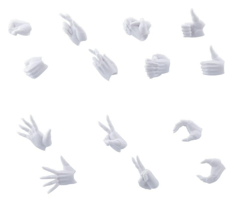 Megalomaria Unlimited Universe Model Kit Accessory Set Ex Hand Unit Female Type A WHITE Ver.