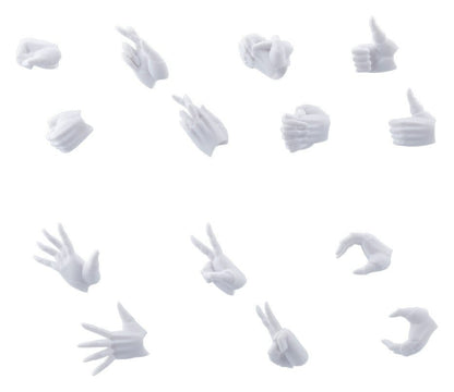 Megalomaria Unlimited Universe Model Kit Accessory Set Ex Hand Unit Female Type A WHITE Ver.