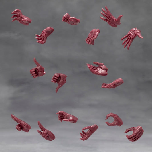 Megalomaria Unlimited Universe Model Kit Accessory Set Ex Hand Unit Male Type A Red Ver.