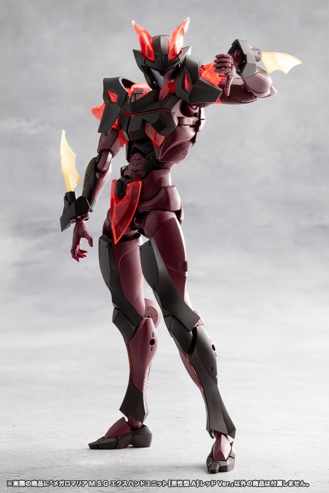 Megalomaria Unlimited Universe Model Kit Accessory Set Ex Hand Unit Male Type A Red Ver.