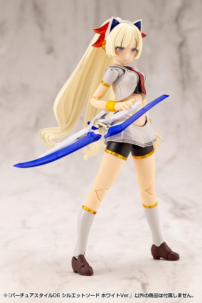 Kotobukiya M.S.G. Model Kit Accessory Set Virtuous Style 06 Silhouette Sword White Ver.