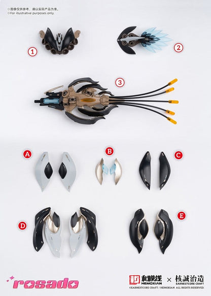 Original Character Plastic Kit 1/10 Rosado Project RS-03 Starflower Lily MK3 20 cm