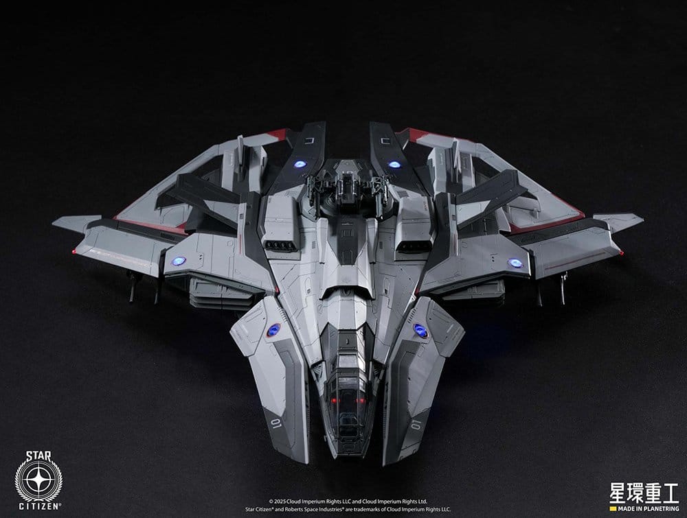 Star Citizen Pre-assembled Plastic Model Kit 1/100  Anvil F8C Lightning Pre-Assembled Finished Model Ver. 25 cm
