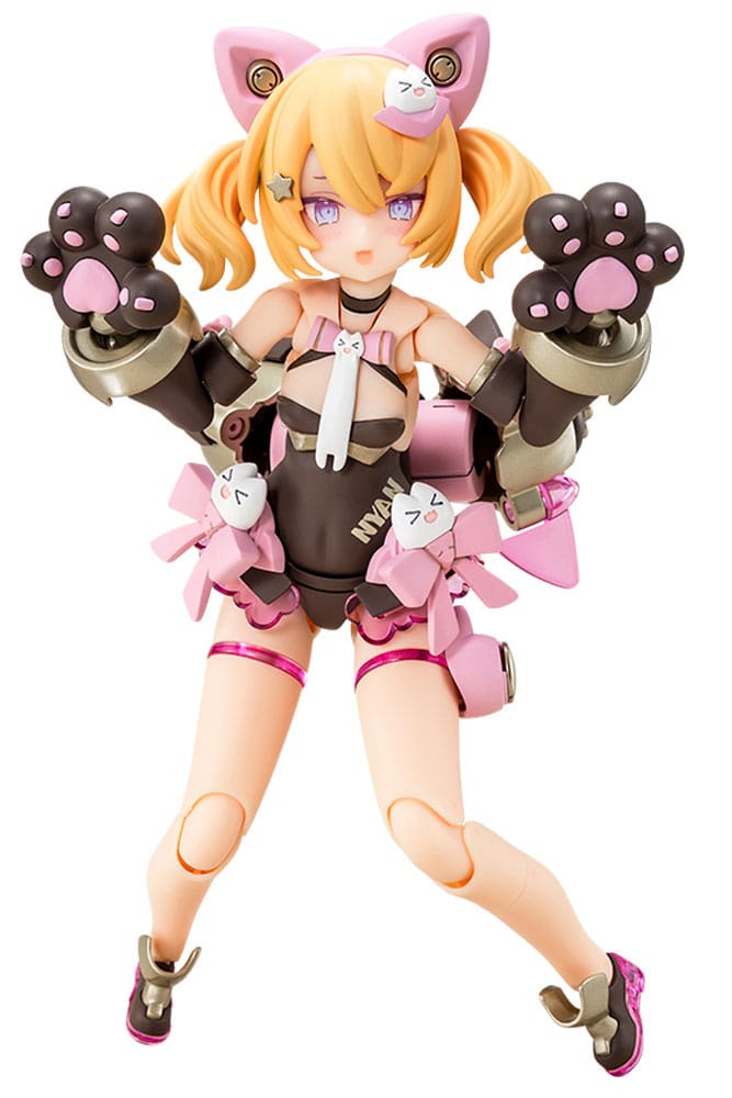Megami Device Plastic Model Kit 1/1 Puni Mofu Kuro Mao 14 cm Model kits