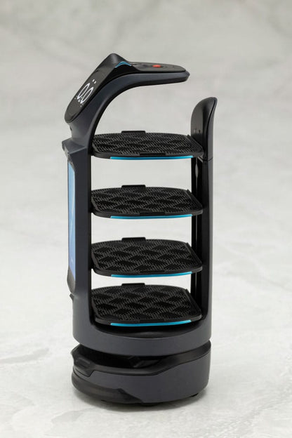 Pudu Robotics Plastic Model Kit Bellabot Black Ver. 11 cm