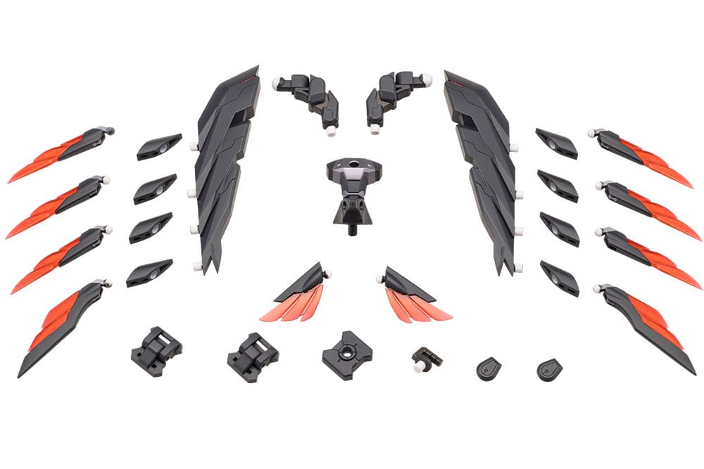 Kotobukiya M.S.G. Model Kit Accessory Set Heavy Weapon Unit 60 Wing Edge Black Ver.
